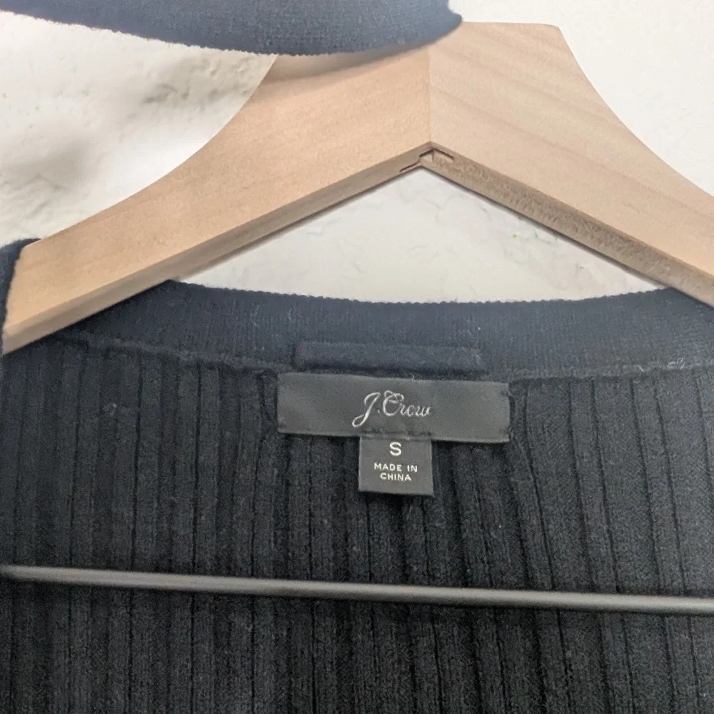 J. Crew Cotton Wool Blend Long Cardigan with Belt / S